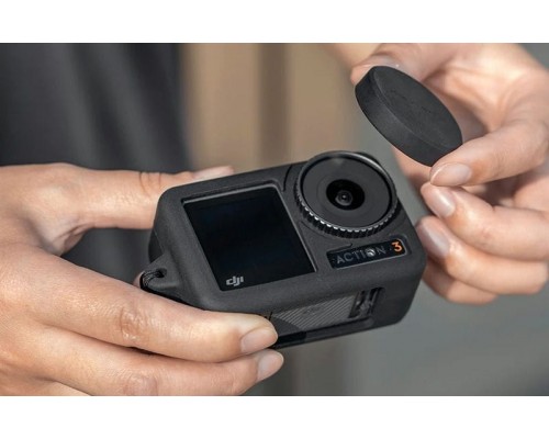 Силиконовый чехол DJI Osmo Action 3 (Чёрный) (PGYTECH P-32C-030)