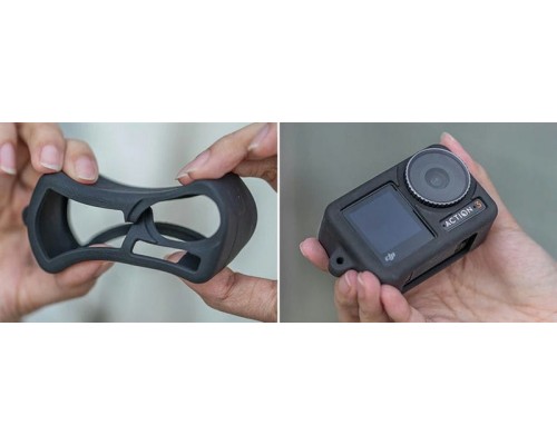 Силиконовый чехол DJI Osmo Action 3 (Чёрный) (PGYTECH P-32C-030)