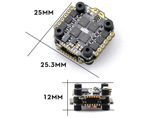 Стек Flywoo Goku F745 2-4S 16x16 (F745 FC + 13A 4в1 ESC)