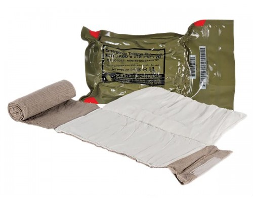 Стерильный бинт Emergency Trauma Dressing (ETD)- Abdominal/Stump North American Rescue Стерильный бинт Emergency Trauma Dressing (ETD)- Abdominal/Stump North American Rescue