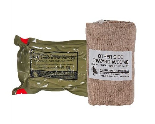 Стерильный бинт Emergency Trauma Dressing (ETD)- Abdominal/Stump North American Rescue Стерильный бинт Emergency Trauma Dressing (ETD)- Abdominal/Stump North American Rescue