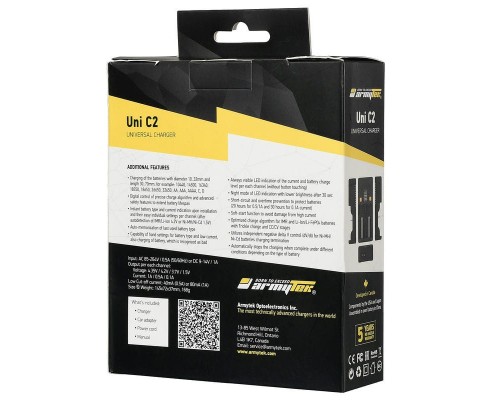 Универсальное зарядное устройство Uni C2 Armytek Универсальное зарядное устройство Uni C2 Armytek
