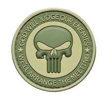 Шеврон "КАРАТЕЛЬ GOD WILL JUDGE OUR ENEMIES"