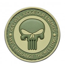 Шеврон "КАРАТЕЛЬ GOD WILL JUDGE OUR ENEMIES"