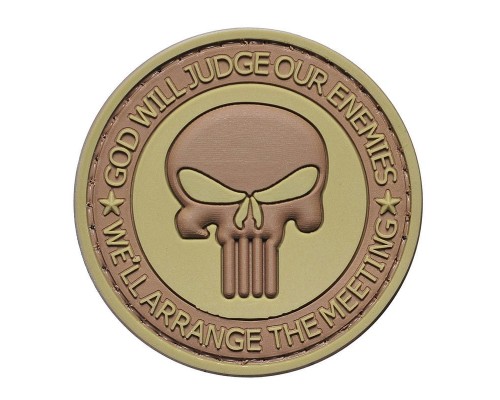 Шеврон "КАРАТЕЛЬ GOD WILL JUDGE OUR ENEMIES" Шеврон "КАРАТЕЛЬ GOD WILL JUDGE OUR ENEMIES"