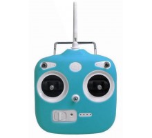 Силиконовый чехол для пульта DJI Phantom 2 / 3 Standard (прозрачный синий) (Anbee)