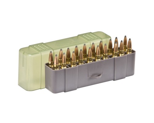 Коробка Plano для 20 патронов кал. .220 Swift, .243 Win, .257 Roberts, .270WSM, .300WSM, .308Win Коробка Plano для 20 патронов кал. .220 Swift, .243 Win, .257 Roberts, .270WSM, .300WSM, .308Win
