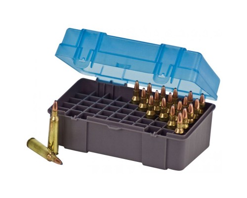 Коробка Plano для 50 патронов кал. 30-06, 7mm Mag, .25-06Rem, .270, .280Rem, .338 WinMag, .340WbyMag Коробка Plano для 50 патронов кал. 30-06, 7mm Mag, .25-06Rem, .270, .280Rem, .338 WinMag, .340WbyMag