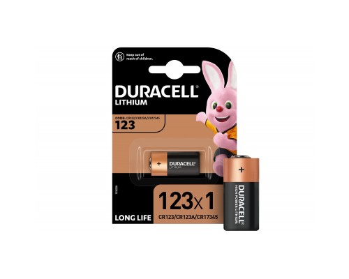Литиевая батарейка Duracell CR123 ULTRA 3V Литиевая батарейка Duracell CR123 ULTRA 3V