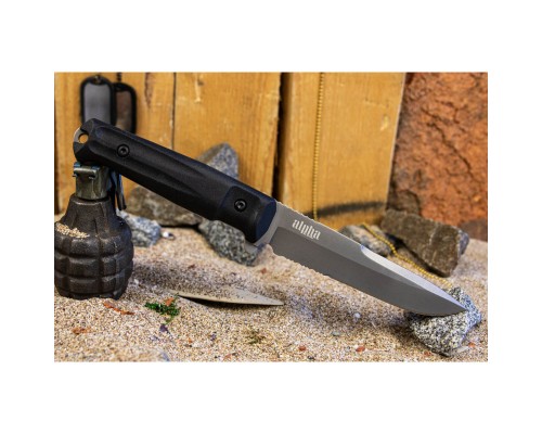 Нож Kizlyar Supreme Alpha D2 Tacwash Serrated Нож Kizlyar Supreme Alpha D2 Tacwash Serrated