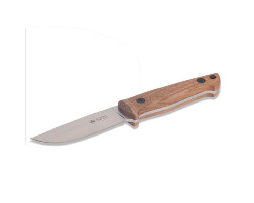 Нож Nikki AUS-8 SW Stonewash дерево ножны кожа Нож Nikki AUS-8 SW Stonewash дерево ножны кожа