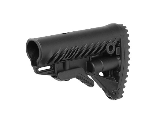 Полимерный приклад GLR-16 без щеки, черный com/mil-spec