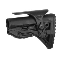 Полимерный приклад с амортизатором и упором щеки GL-SHOCK CP, черный com/mil-spec