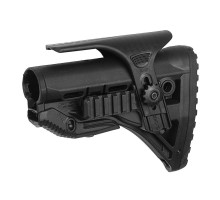 Полимерный приклад с амортизатором и упором щеки GL-SHOCK PCP, черный com/mil-spec