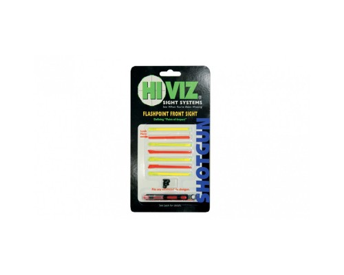 Мушка HiViz FlashPoint 8 волокон красный желтый Мушка HiViz FlashPoint 8 волокон красный желтый