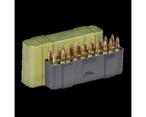 Коробка Plano для 20 патронов кал. .30-06, 7mm Mag, .25-06Rem, .270, .280Rem, .338 WinMag, .340WbyMag Коробка Plano для 20 патронов кал. .30-06, 7mm Mag, .25-06Rem, .270, .280Rem, .338 WinMag, .340WbyMag