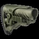 Полимерный приклад GLR-16 PCP (упор щеки+ пикатинни) зеленый com/mil-spec