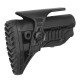 Полимерный приклад с амортизатором и упором щеки GL-SHOCK PCP, черный com/mil-spec