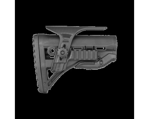 Полимерный приклад с амортизатором и упором щеки GL-SHOCK PCP, черный com/mil-spec Полимерный приклад с амортизатором и упором щеки GL-SHOCK PCP, черный com/mil-spec