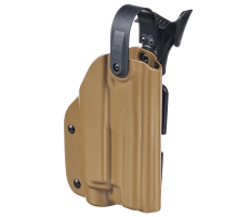 Тактическая пластиковая кобура для Глок 17, Sig Sauer с фонарём WRS Level II Duty Holster w/Tac-light Blade-Tech