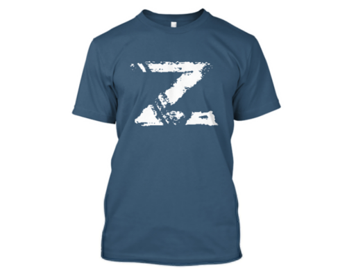 Футболка милитари с принтом "Z" 5.45 DESIGN Футболка милитари с принтом "Z" 5.45 DESIGN