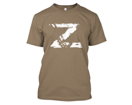 Футболка милитари с принтом "Z" 5.45 DESIGN Футболка милитари с принтом "Z" 5.45 DESIGN