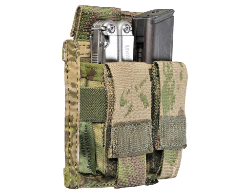Подсумок для 2-х пистолетных магазинов к пистолетам типа Glock, ПЯ, SIG Saur Warrior Assault Systems Подсумок для 2-х пистолетных магазинов к пистолетам типа Glock, ПЯ, SIG Saur Warrior Assault Systems