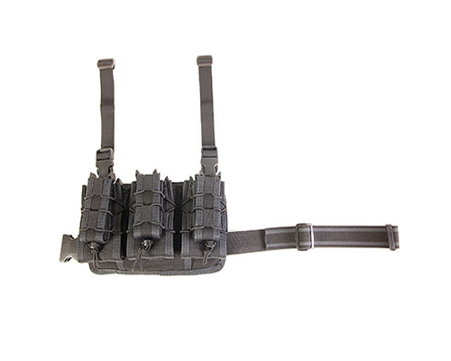 Набедренная панель с тремя подсумками Decker High Speed Gear